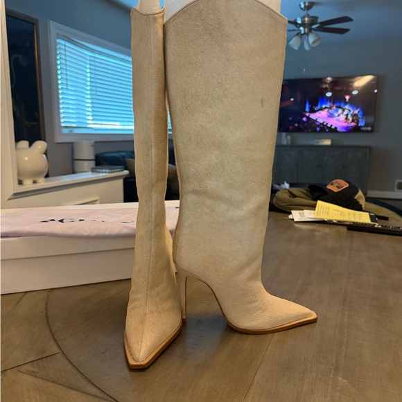 Schutz off white pull on boot - Picture 6 of 10